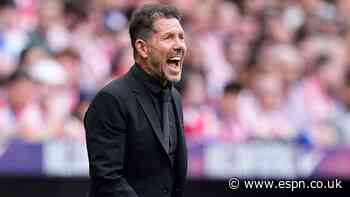 Simeone: Atleti position on Álvarez unchanged