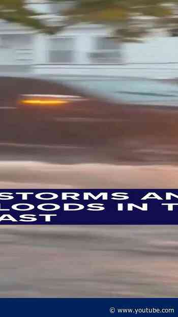 Severe storms and flash floods in the Northeast