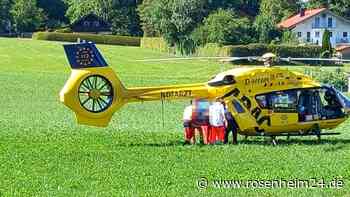 Sturz in Brannenburg: Rennradfahrerin nach Sturz mit Hubschrauber in Klinik geflogen