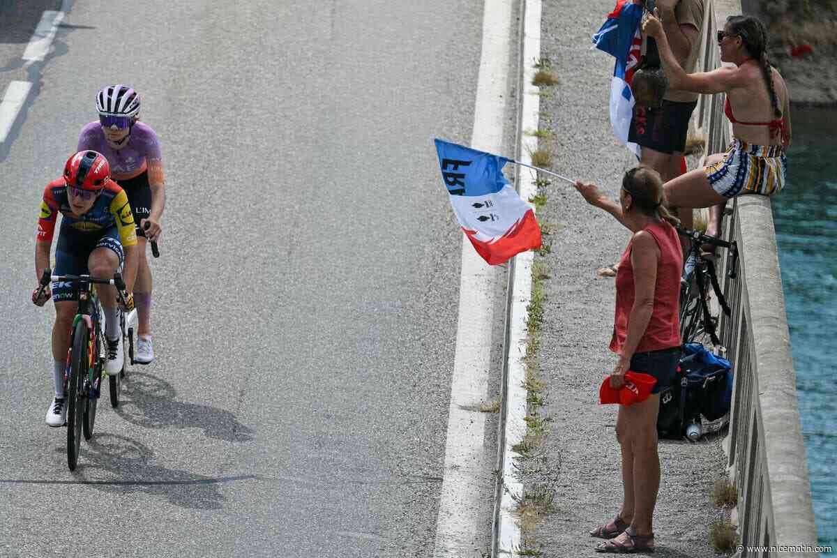 Tour de France : longtemps dans le duo de tête, la Française Maëva Squiban chute dans la descente de Colomars