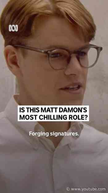 You'll never look at Matt Damon the same way