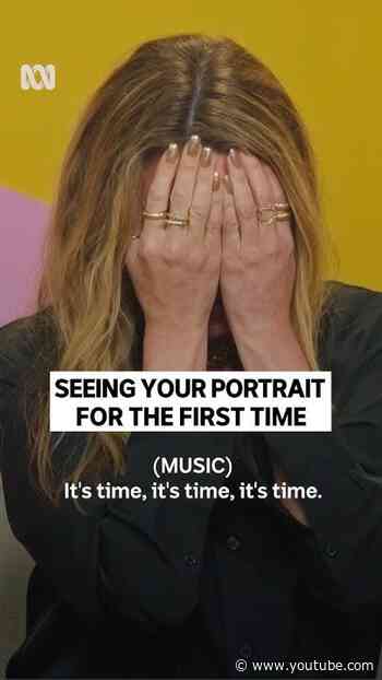 What happens when you see your portrait for the first time?