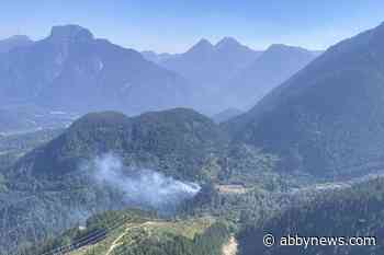 Small out-of-control wildfire sparks north of Hope