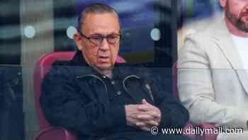 Defiant David Sullivan attends West Ham's Carabao Cup victory over Portsmouth after claiming he was being 'bullied' into not watching it amid sexual misconduct allegations