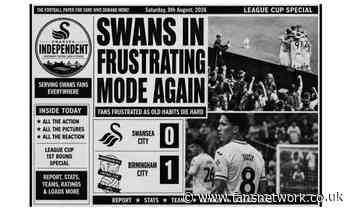 League Cup exit : Swans of old fall at the first hurdle