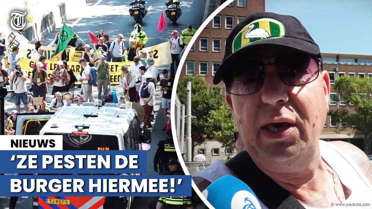 Woede om blokkade A12 door XR: ‘Er moet harder worden ingegrepen'