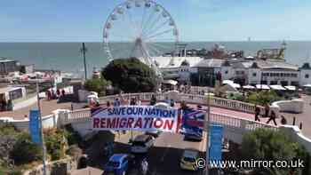 Far-right Clacton by-election candidate 'tried to set off pyrotechnics on pier' as UK battles wildfires