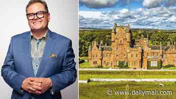 Alan Carr plans antique shopping trip to furnish his castle as he jokes he can't put a futon in the turrets