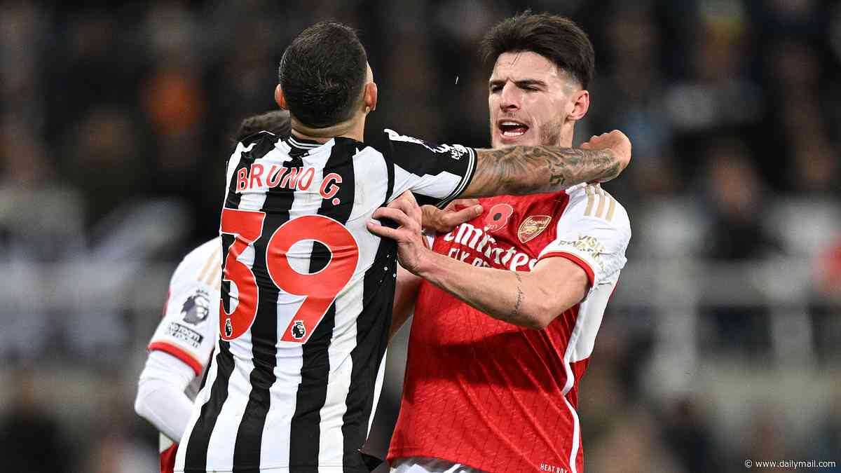 Revealed: Bruno Guimaraes reveals the 'no more fights' text he received from Declan Rice ahead of £75m Arsenal move