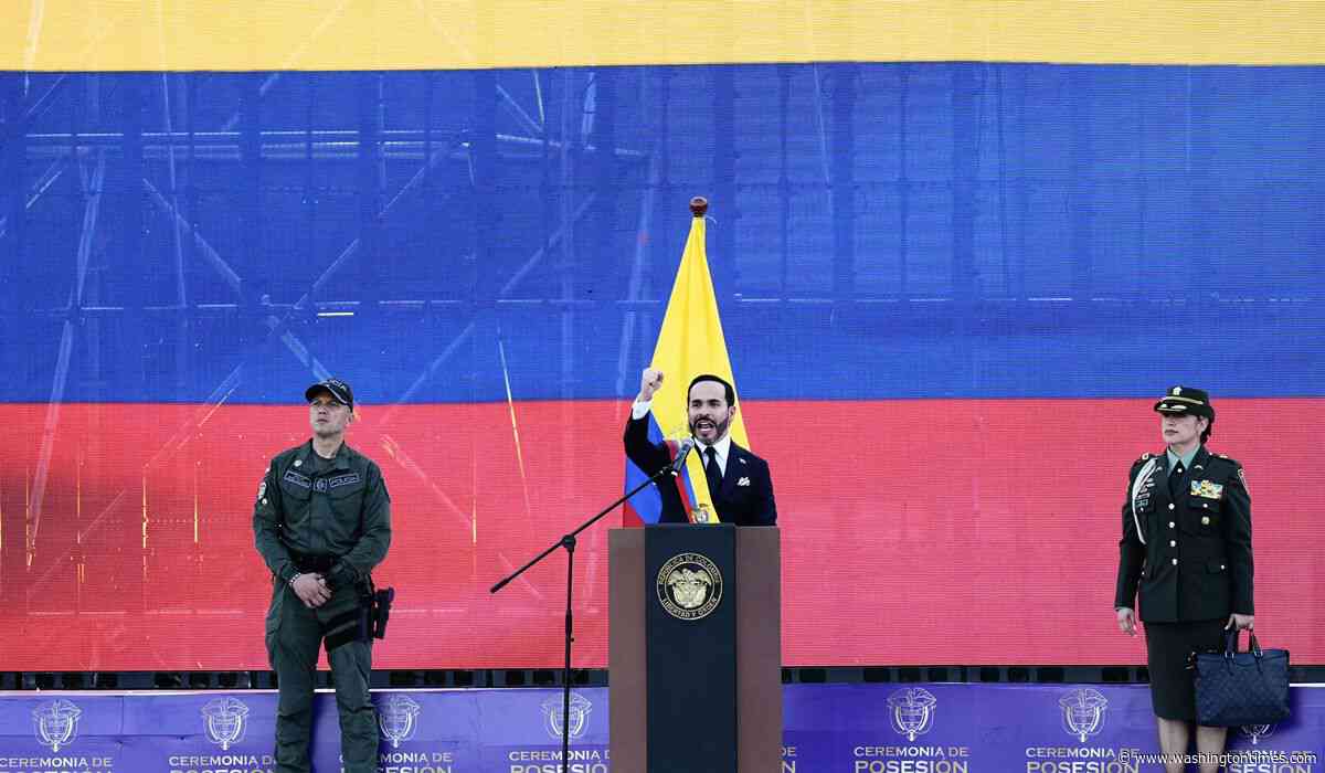 A car-bomb attack targets southwest Colombia a day after conservative president takes office
