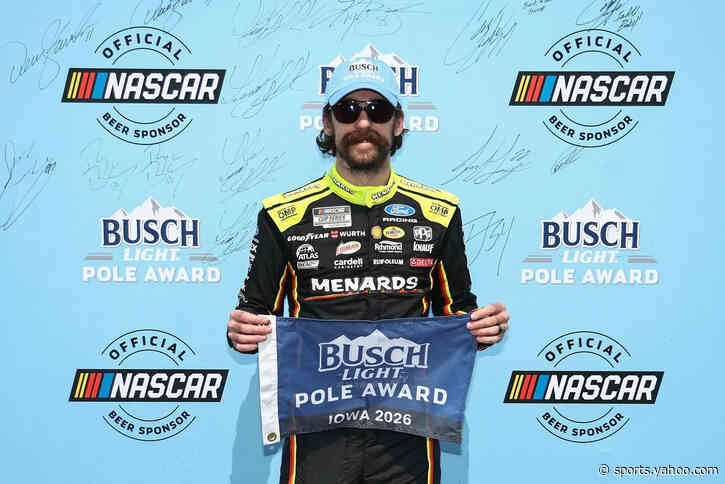 NASCAR Cup Iowa starting lineup: Ryan Blaney earns pole over Kyle Larson