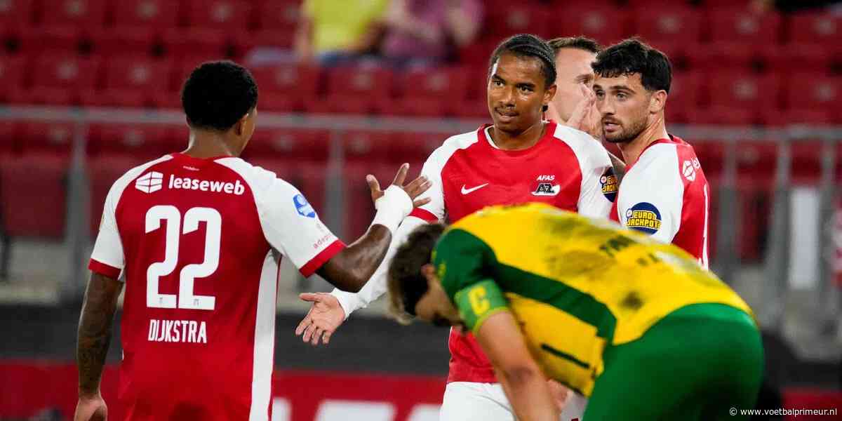 Dominant AZ leert promovendus ADO vroege Eredivisie-les, Stengs scoort