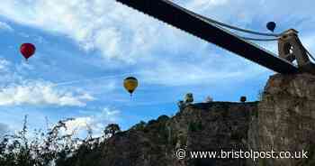 In pictures: Hot air balloons drift over Clifton Suspension Bridge in stunning fiesta display