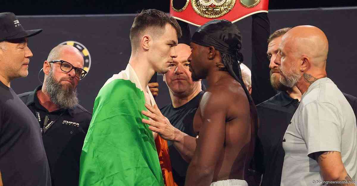 Aaron McKenna vs Etinosa Oliha live scorecard and fight result