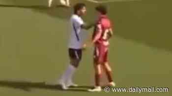 Tottenham star Jan Paul van Hecke hits out at Getafe's dirty tactics - and claims Spaniards could have had THREE red cards - in fiery training ground friendly