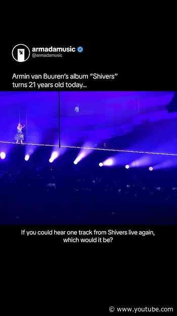21 years ago Armin van Buuren released his 2nd album "Shivers" ✨