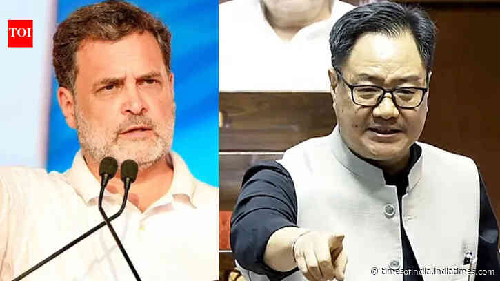 Rijiju, Rahul trade barbs over women's quota bill rollout
