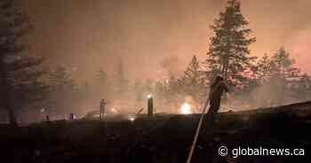 Photos of Bald Range fire near Summerland show aggressive wildfire growth