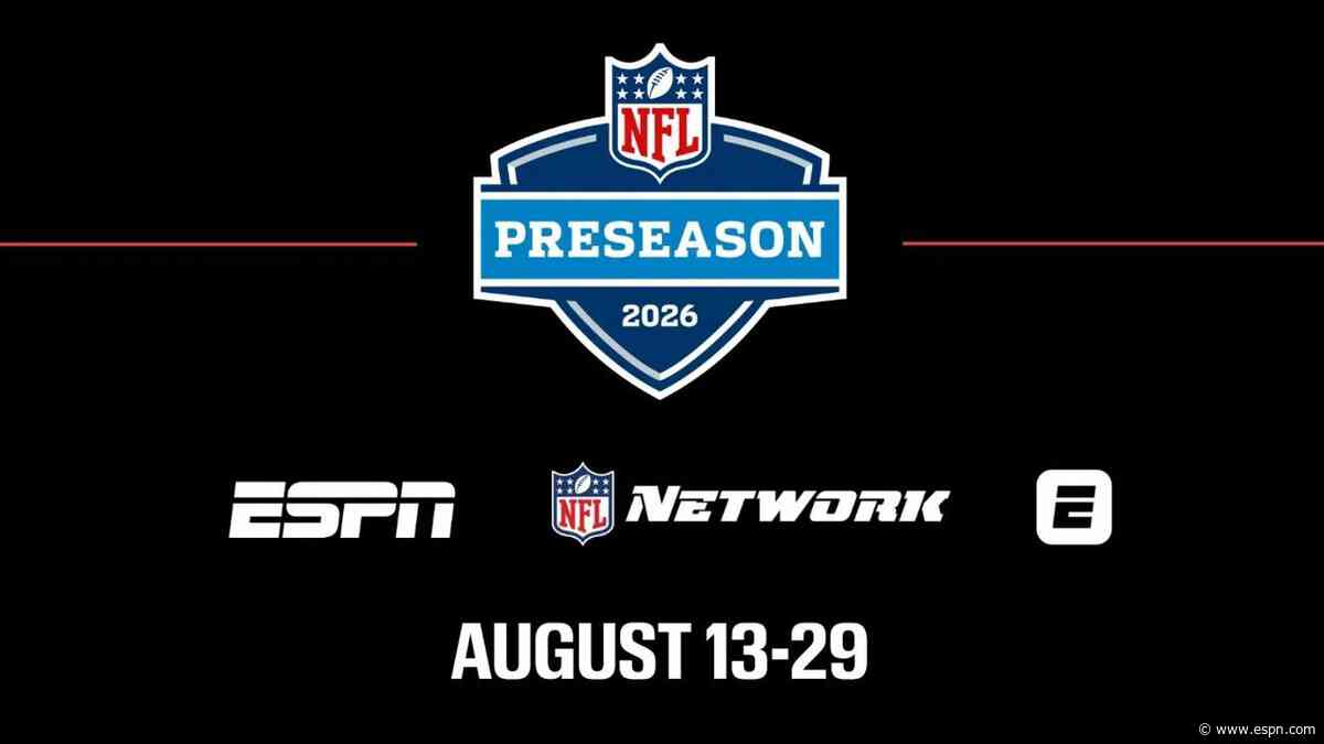 NFL preseason on NFL Network, ESPN: How to watch, schedule