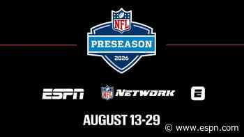 NFL preseason on NFL Network, ESPN: How to watch, schedule