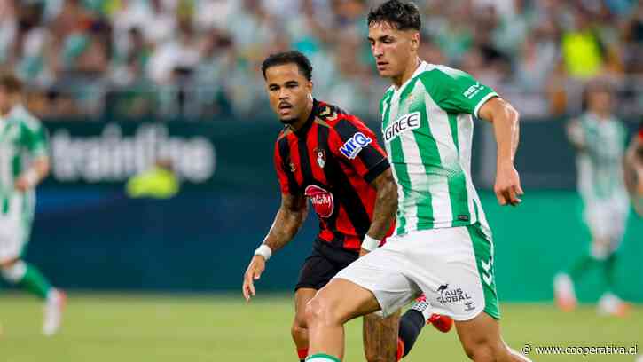 Real Betis de Manuel Pellegrini salvó un empate ante Bournemouth en un friccionado amistoso