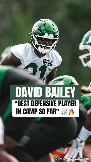 Is David Bailey already the #Jets BEST PLAYER on defense?!