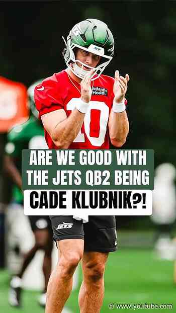 Is Cade Klubnik ON TRACK to be the #Jets QB2?!