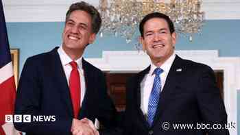 Miliband says reopening Strait of Hormuz 'essential' as he meets Rubio