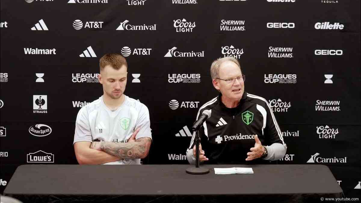 Press Conference Brian Schmetzer and Albert Rusnák on facing Querétaro F.C. in Leagues Cup