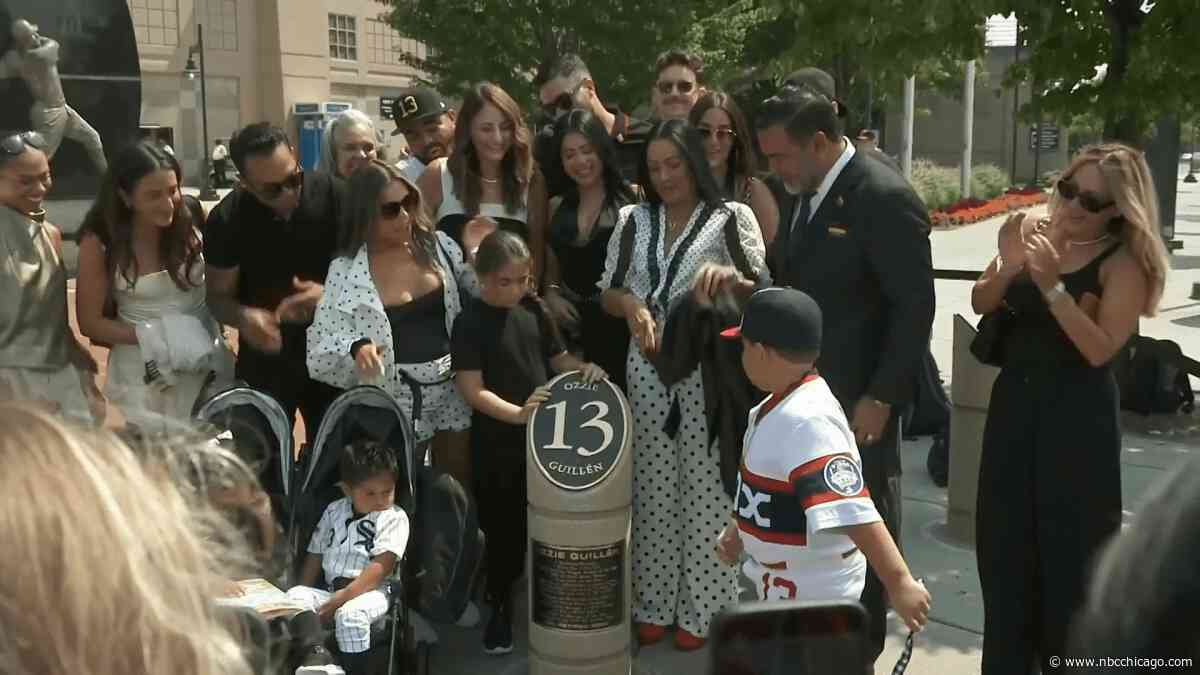 White Sox retire No. 13 of former manager and shortstop Ozzie Guillén