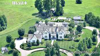 Inside Carrie Underwood's secret Tennessee love nest: New photos show secluded mansion and grounds she shares with hockey pro husband... and dozens of animals