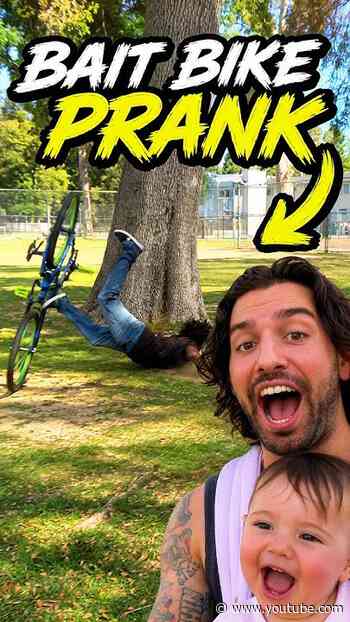Bait Bike Prank Gone Wrong? Not for this Baby 😂 #Pranks #Funny