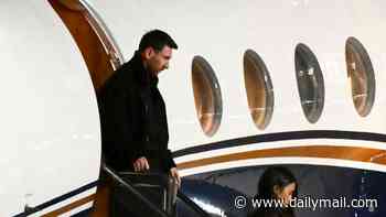 Lionel Messi lands back in Rosario after father Jorge's death at 68... as Inter Miami teammate pays heartfelt tribute during game