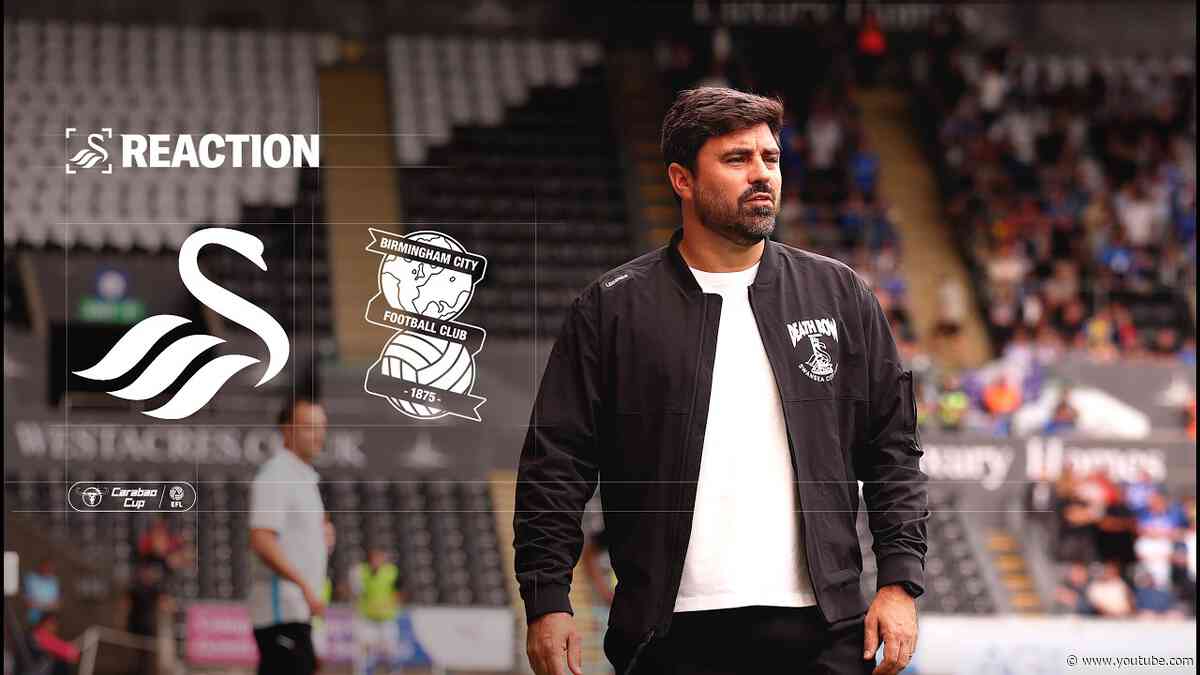 Vitor Matos after Birmingham City | Carabao Cup | Reaction