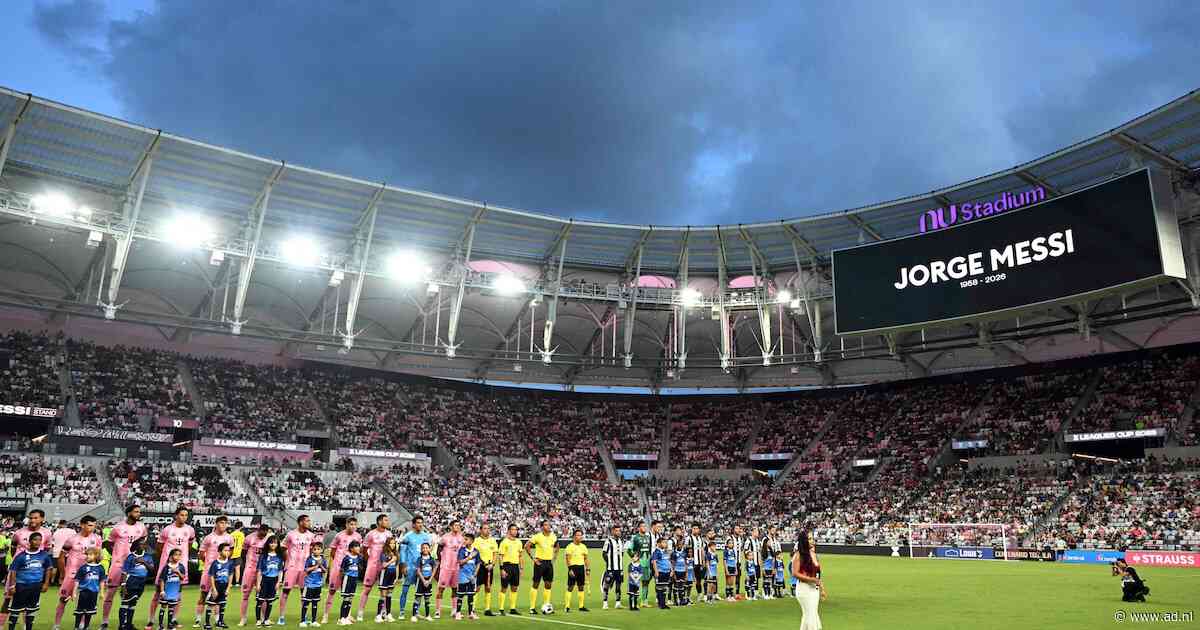 Inter Miami en fans brengen eerbetoon aan overleden vader van Lionel Messi