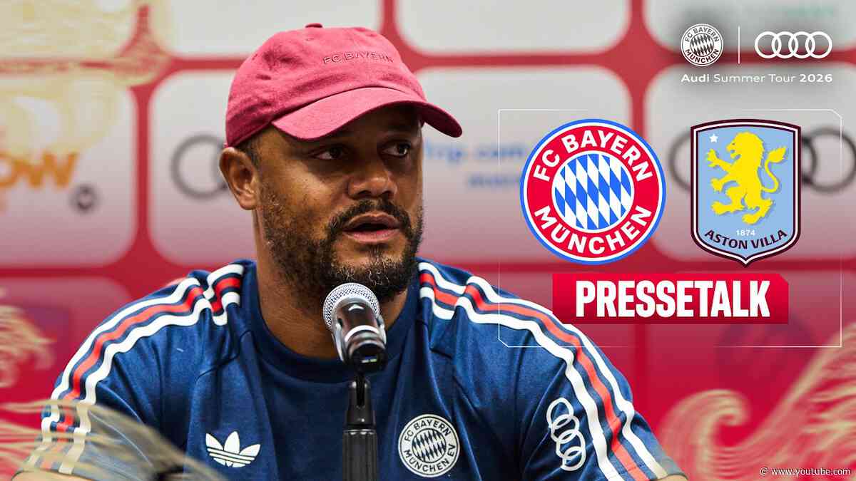 Pressetalk mit Kompany nach FC Bayern - Aston Villa | Audi FCB Tour