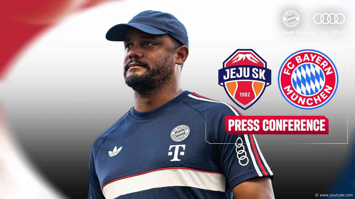 Press conference after Jeju SK - FC Bayern | Audi FCB Tour
