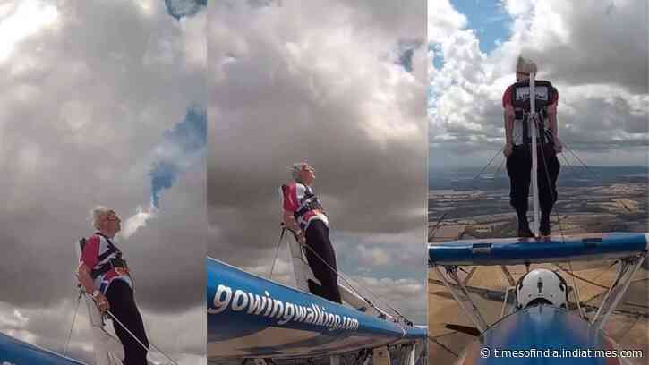 97-year-old Brit breaks own record; flies after stroke for charity