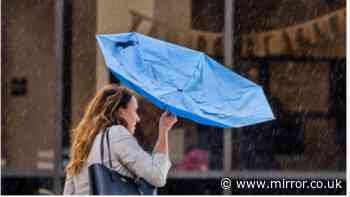 Met Office maps show 10 UK areas face rain on Monday after 33C scorcher - full list