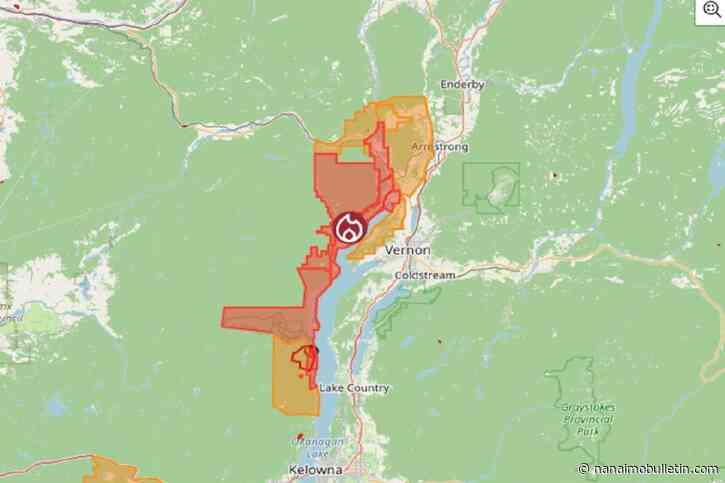 UPDATE: Bradley Creek wildfire near Vernon being held