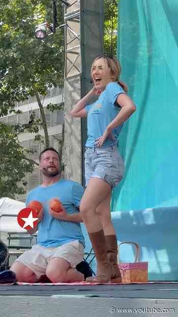 McKenzie Kurtz sings SCHMIGADOON!’s “Not That Kinda Gal” at Broadway in Bryant Park 2026