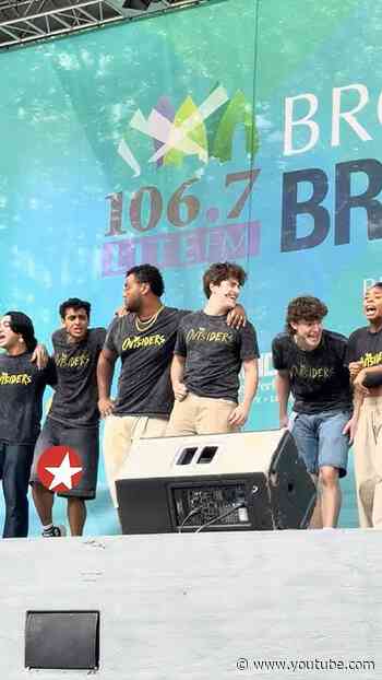 THE OUTSIDERS sing “Grease Got A Hold” at Broadway in Bryant Park 2026