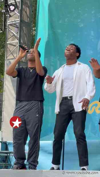 MJ THE MUSICAL sings “Man in the Mirror” at Broadway in Bryant Park 2026