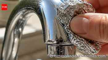 Aluminium Foil Tap Cleaning Hack: Simple trick tackles limescale on faucets; science, steps, safety