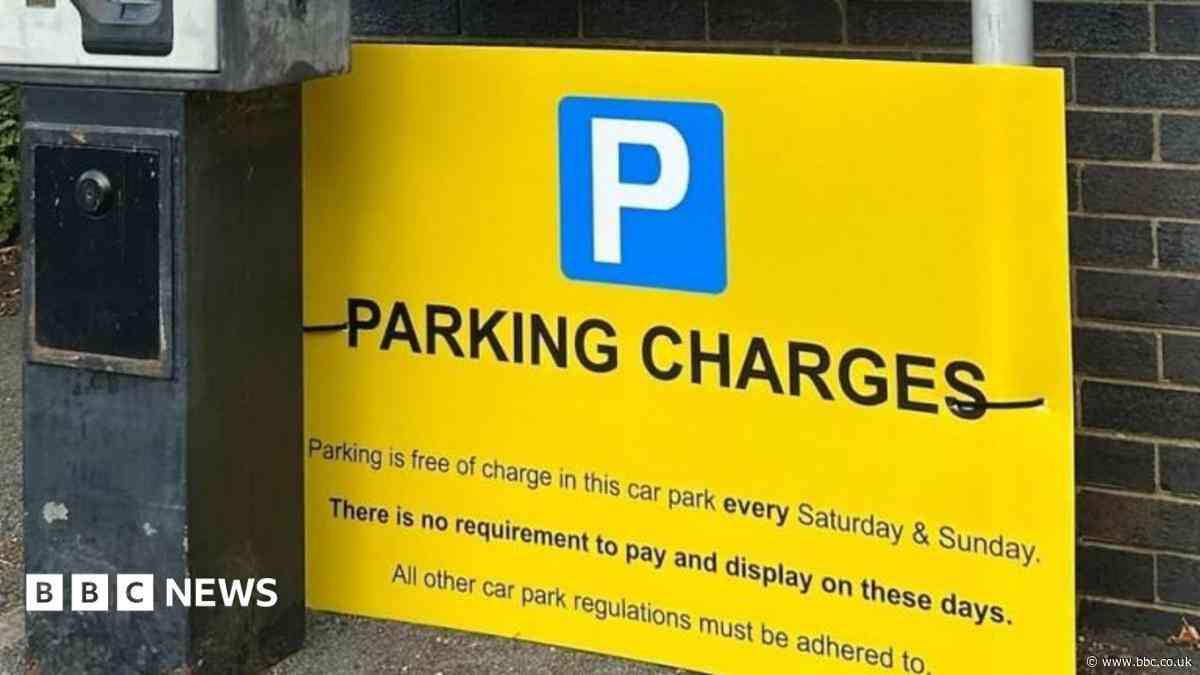 Stop paying for parking, it's free - council begs