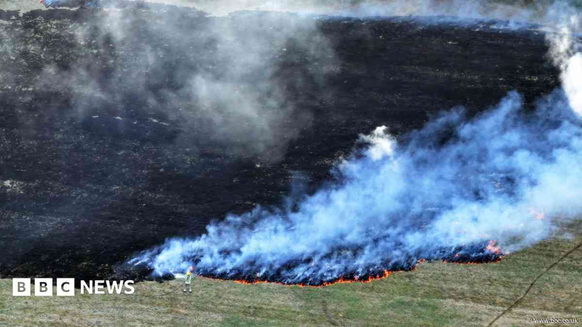 Wildfire warning after field and house blazes