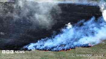 Wildfire warning after field and house blazes