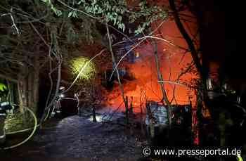 FW Bremerhaven: Feuerwehr Bremerhaven verhindert Brandausbreitung auf Villa