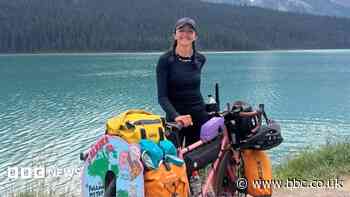 'I'm known as the only solo girl cycling the Americas'