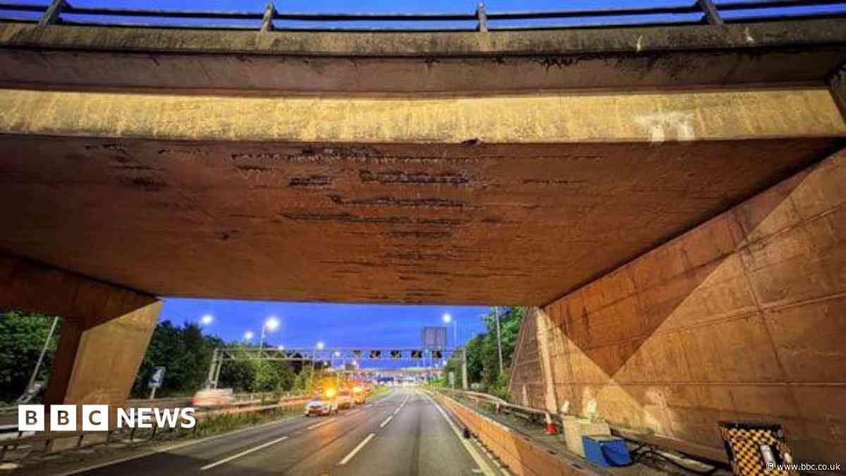 M42 bridge to be demolished after damage discovery